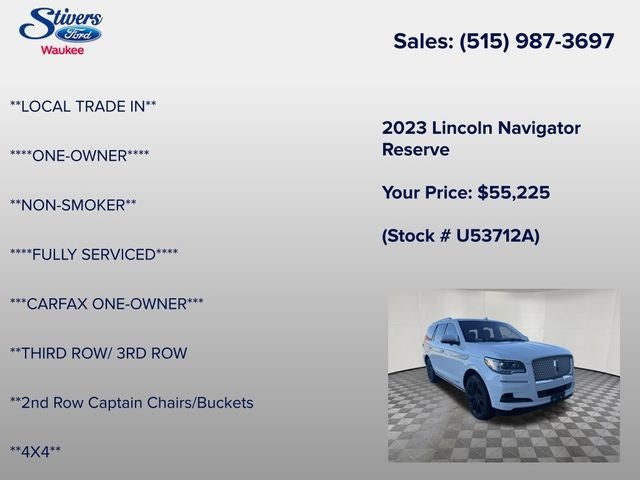 2023 Lincoln Navigator Reserve