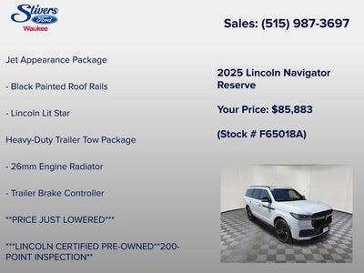 2025 Lincoln Navigator Reserve