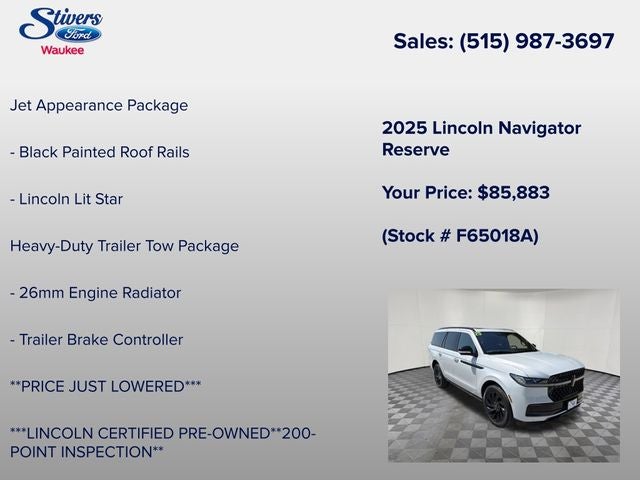 2025 Lincoln Navigator Reserve