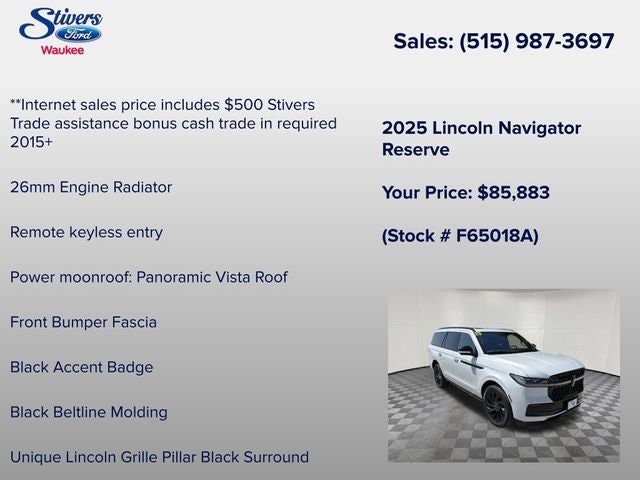 2025 Lincoln Navigator Reserve