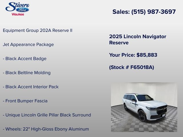 2025 Lincoln Navigator Reserve