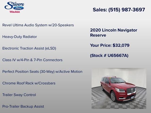 2020 Lincoln Navigator Reserve