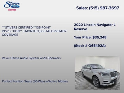 2020 Lincoln Navigator L Reserve