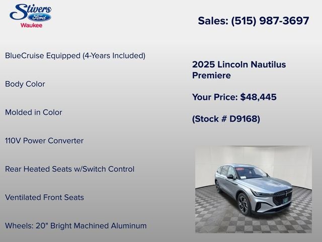 2025 Lincoln Nautilus Premiere
