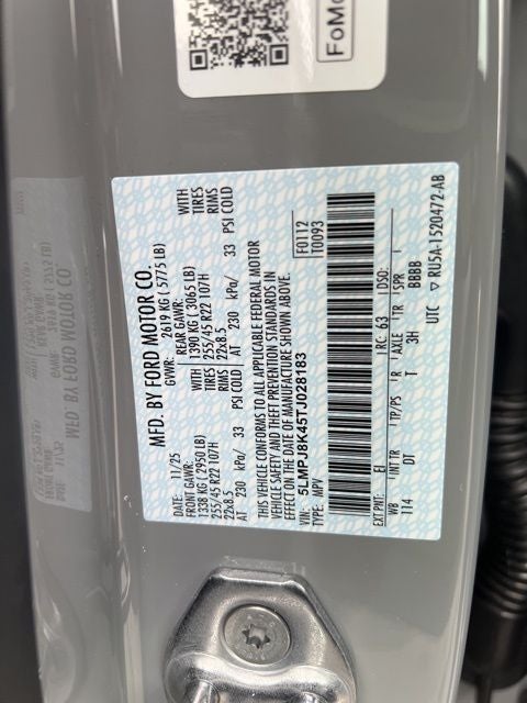 2026 Lincoln Nautilus Reserve