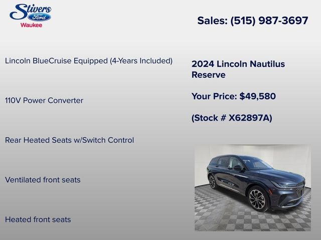 2024 Lincoln Nautilus Reserve