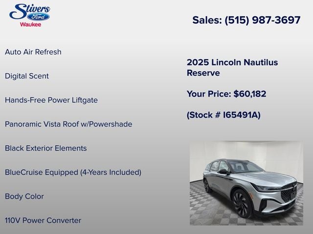 2025 Lincoln Nautilus Reserve