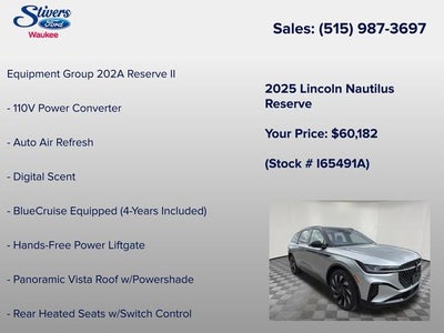 2025 Lincoln Nautilus Reserve