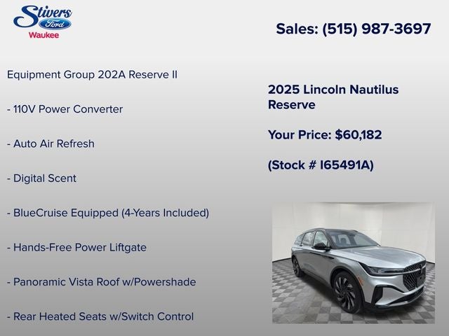 2025 Lincoln Nautilus Reserve