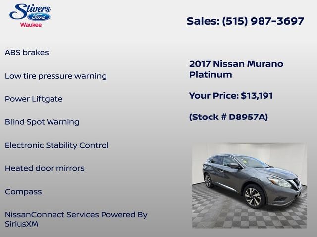 2017 Nissan Murano Platinum