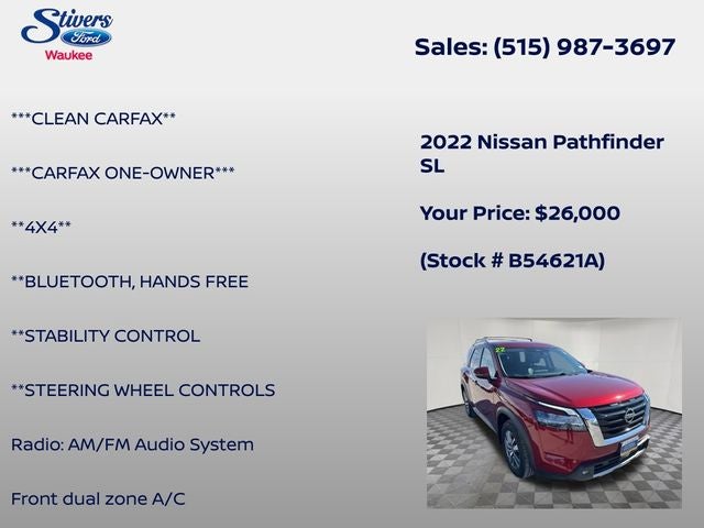 2022 Nissan Pathfinder SL