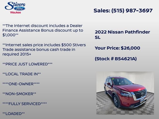 2022 Nissan Pathfinder SL