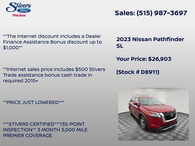 2023 Nissan Pathfinder SL