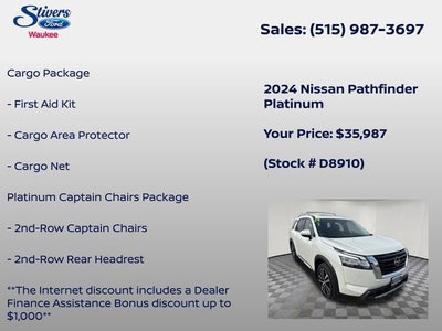 2024 Nissan Pathfinder Platinum
