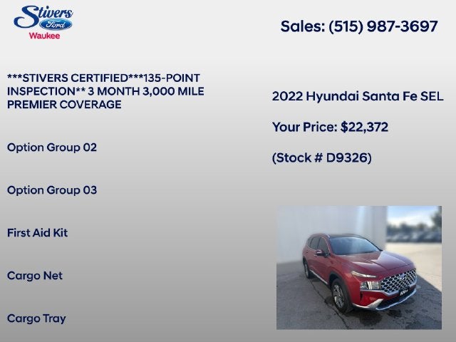 2022 Hyundai Santa Fe SEL