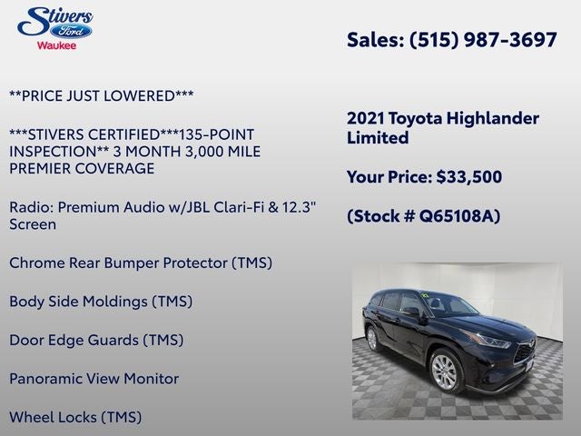 2021 Toyota Highlander Limited