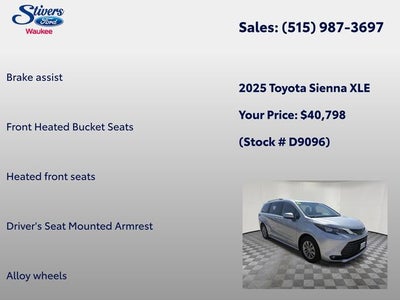 2025 Toyota Sienna XLE 8 Passenger