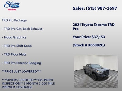 2021 Toyota Tacoma TRD Pro V6