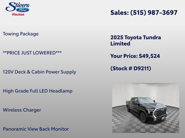 2025 Toyota Tundra Limited