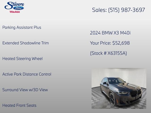 2024 BMW X3 M40i