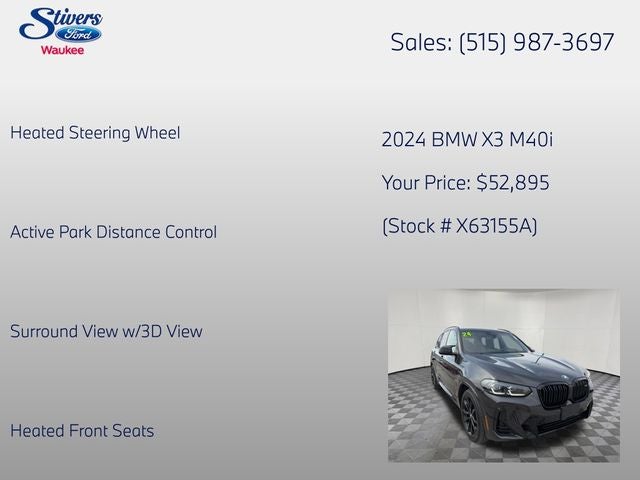 2024 BMW X3 M40i