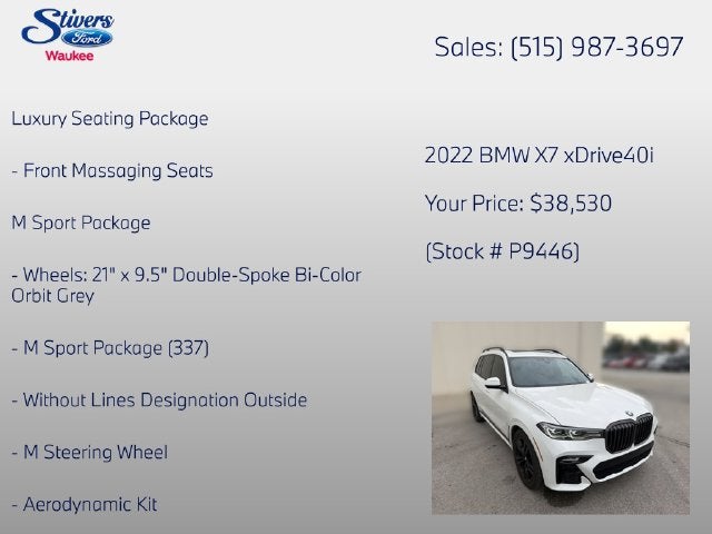 2022 BMW X7 xDrive40i