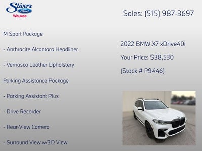 2022 BMW X7 xDrive40i