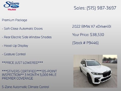 2022 BMW X7 xDrive40i