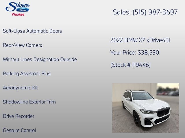 2022 BMW X7 xDrive40i