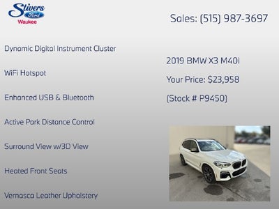 2019 BMW X3 M40i