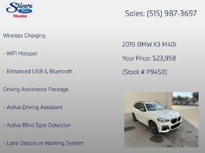 2019 BMW X3 M40i