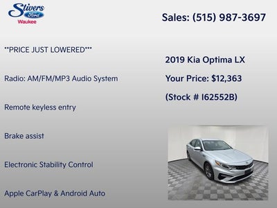 2019 Kia Optima LX
