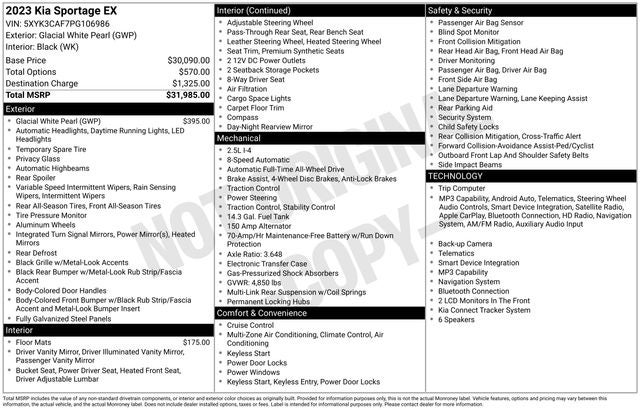 2023 Kia Sportage EX