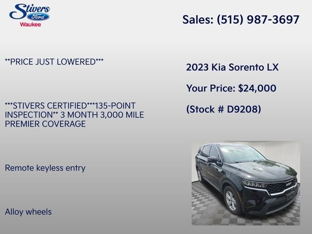 2023 Kia Sorento LX
