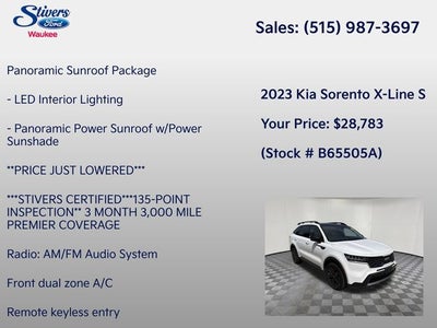 2023 Kia Sorento X-Line S
