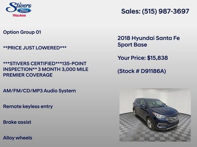 2018 Hyundai Santa Fe Sport 2.4 Base