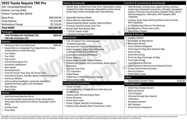 2025 Toyota Sequoia TRD Pro