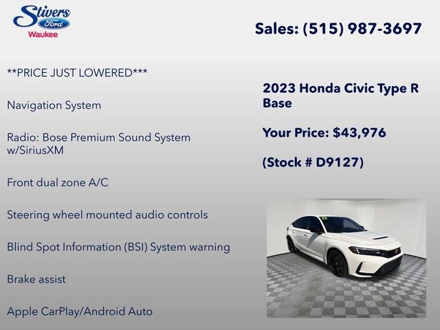 2023 Honda Civic Type R Base