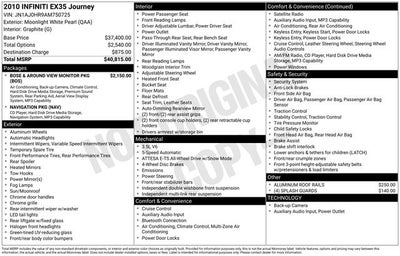 2010 INFINITI EX35 Journey
