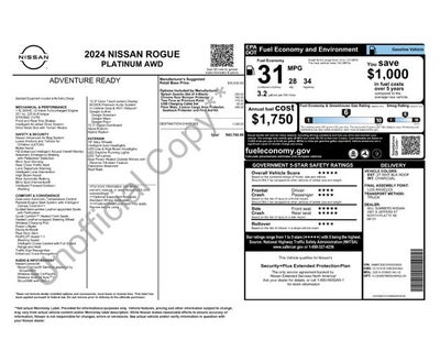 2024 Nissan Rogue Platinum