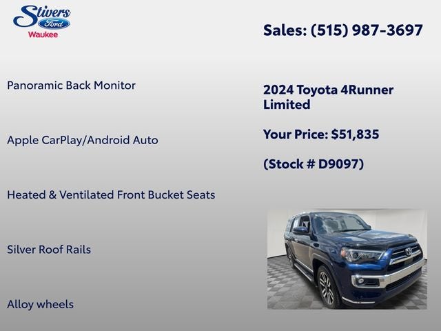 2024 Toyota 4Runner Limited