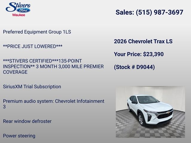 2026 Chevrolet Trax LS