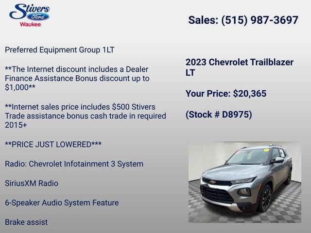 2023 Chevrolet TrailBlazer LT