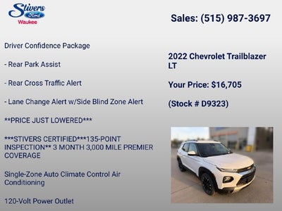 2022 Chevrolet TrailBlazer LT