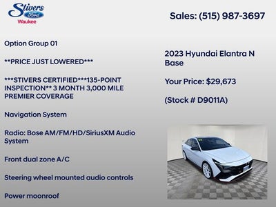2023 Hyundai Elantra N Base