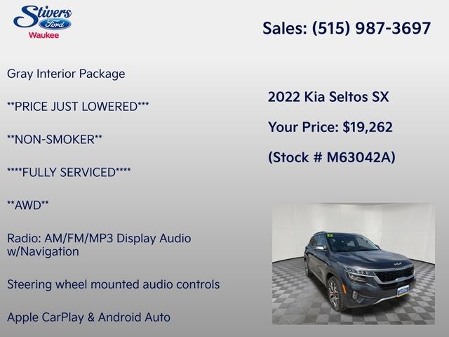 2022 Kia Seltos SX