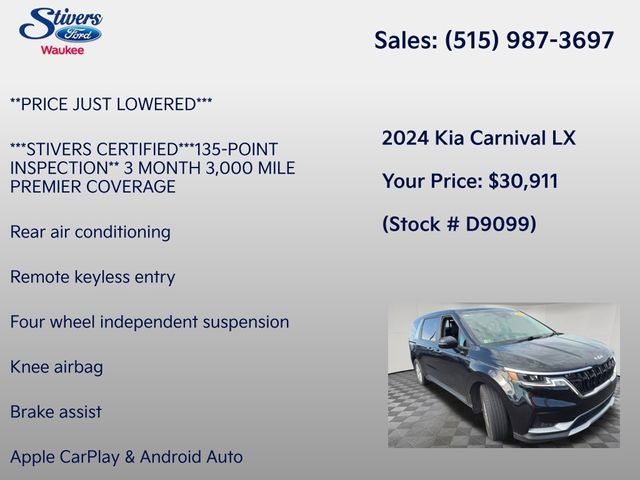 2024 Kia Carnival LX