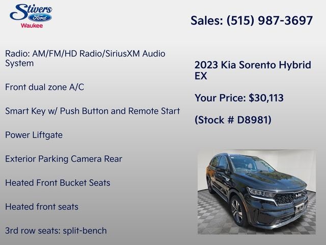 2023 Kia Sorento Hybrid EX