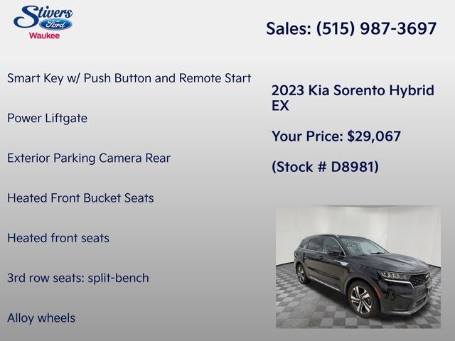 2023 Kia Sorento Hybrid EX