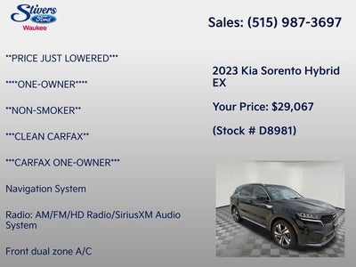 2023 Kia Sorento Hybrid EX